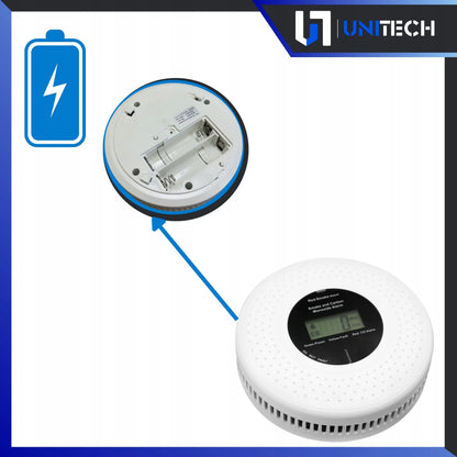 Sertifikuotas belaidis 2-in-1 anglies monoksido (CO) ir dūmų detektorius