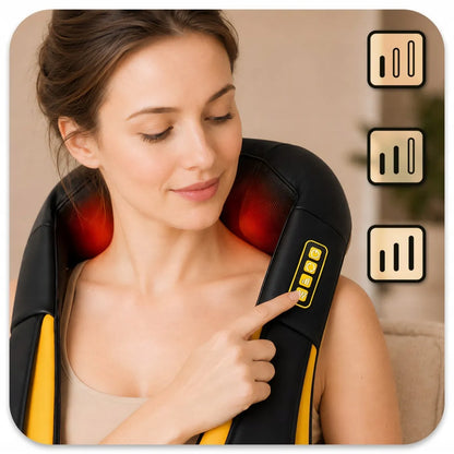 Shiatsu Pro kaklo, nugaros ir kūno masažuoklis su šildymo funkcija