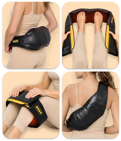 Shiatsu Pro kaklo, nugaros ir kūno masažuoklis su šildymo funkcija