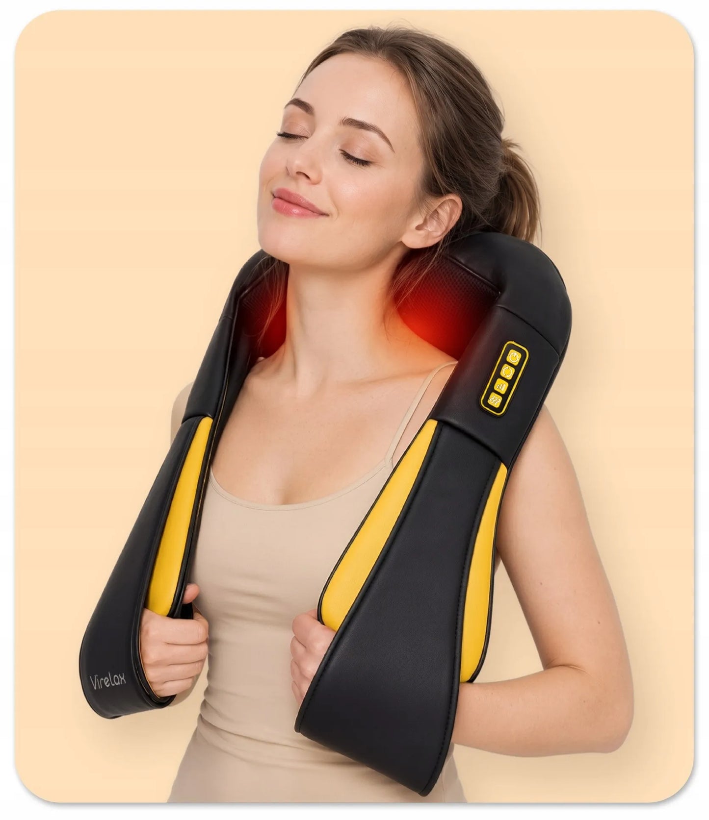 Shiatsu Pro kaklo, nugaros ir kūno masažuoklis su šildymo funkcija