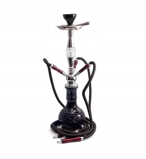Shisha Oasis Thara kaljanas, 3 žarnos, juodas, 63 cm
