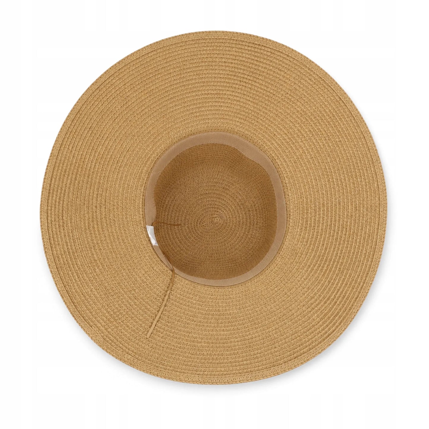 Šiaudinė moteriška paplūdimio skrybėlė nuo saulės