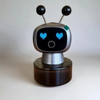 Sidabrinis automobilio kvapų difuzorius-robotas