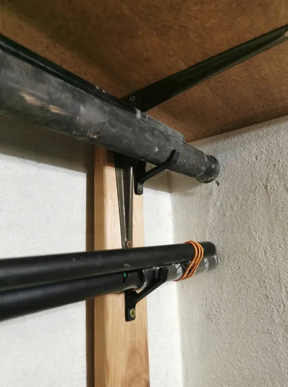 Sieniniai meškerių laikikliai, žvejybos reikmenų ir įrankių kabliukai, 3,4 cm gylis