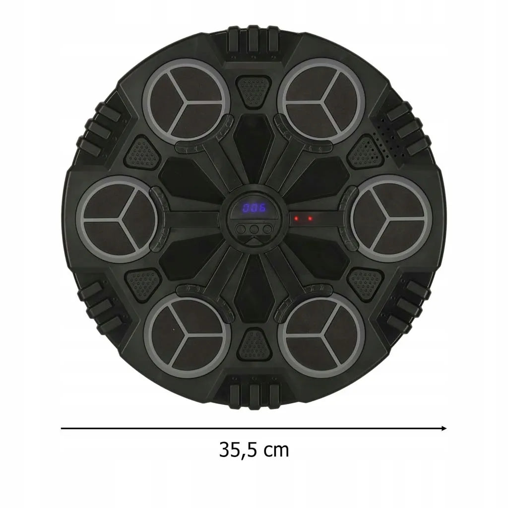 Sieninis bokso treniruoklis su Bluetooth muzika, LED ir USB jungtimi