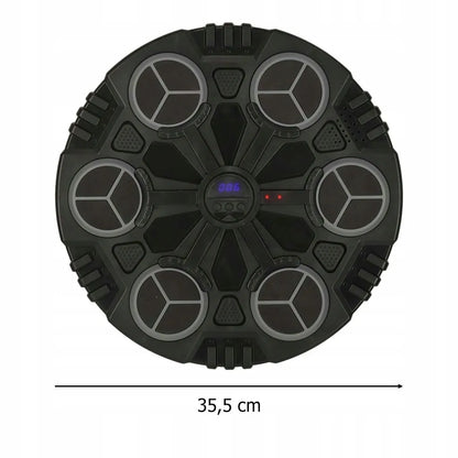 Sieninis bokso treniruoklis su Bluetooth muzika, LED ir USB jungtimi