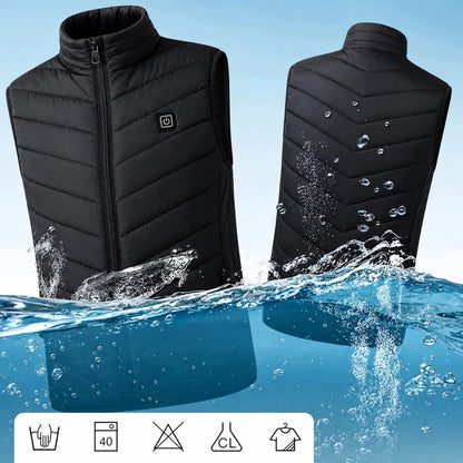 Šildoma liemenė „KUGO camp“, žieminė, unisex, USB, L dydis