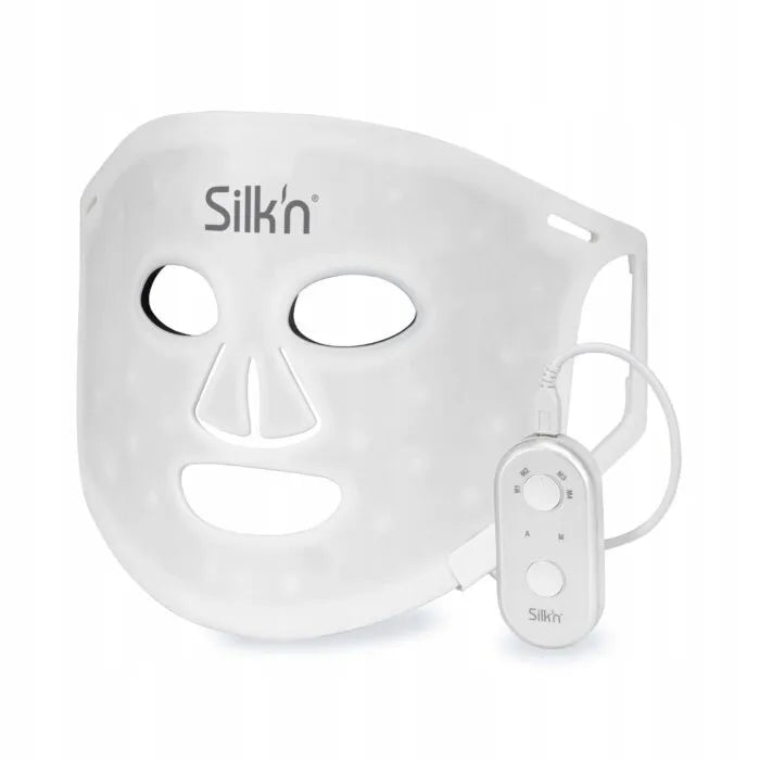 „Silk’n Facial LED Mask 100“ veido LED kaukė fotoninei odos priežiūrai, 4 spalvos