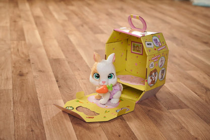 Simba „Pamper Petz“ interaktyvus triušiukas, geria ir šlapinasi, 20 cm, su priedais