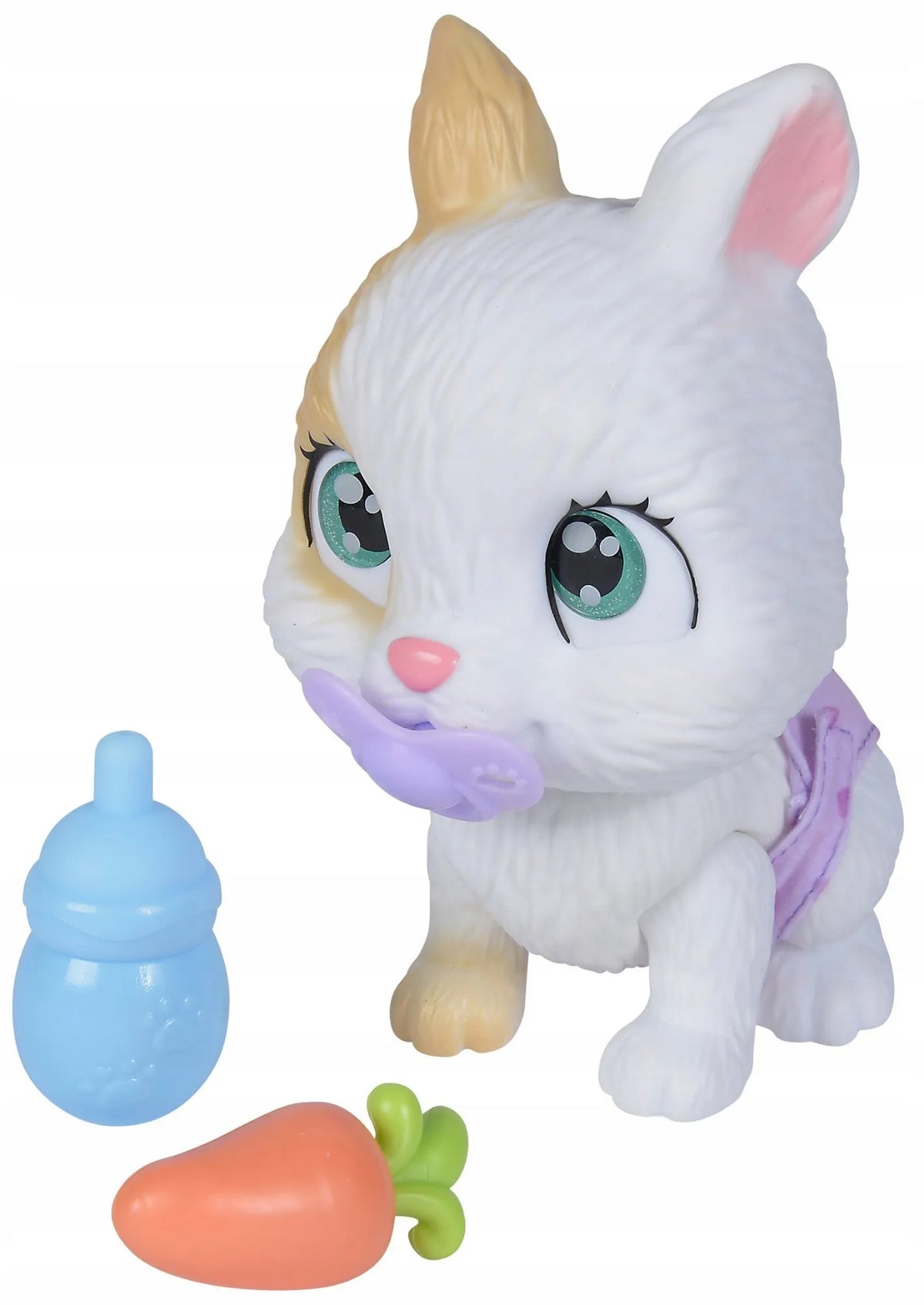Simba „Pamper Petz“ interaktyvus triušiukas, geria ir šlapinasi, 20 cm, su priedais