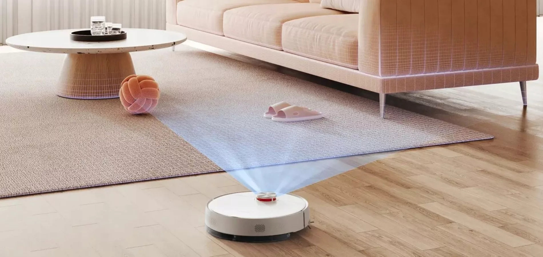 Siurblys robotas Xiaomi Vacuum S40 70W baltas