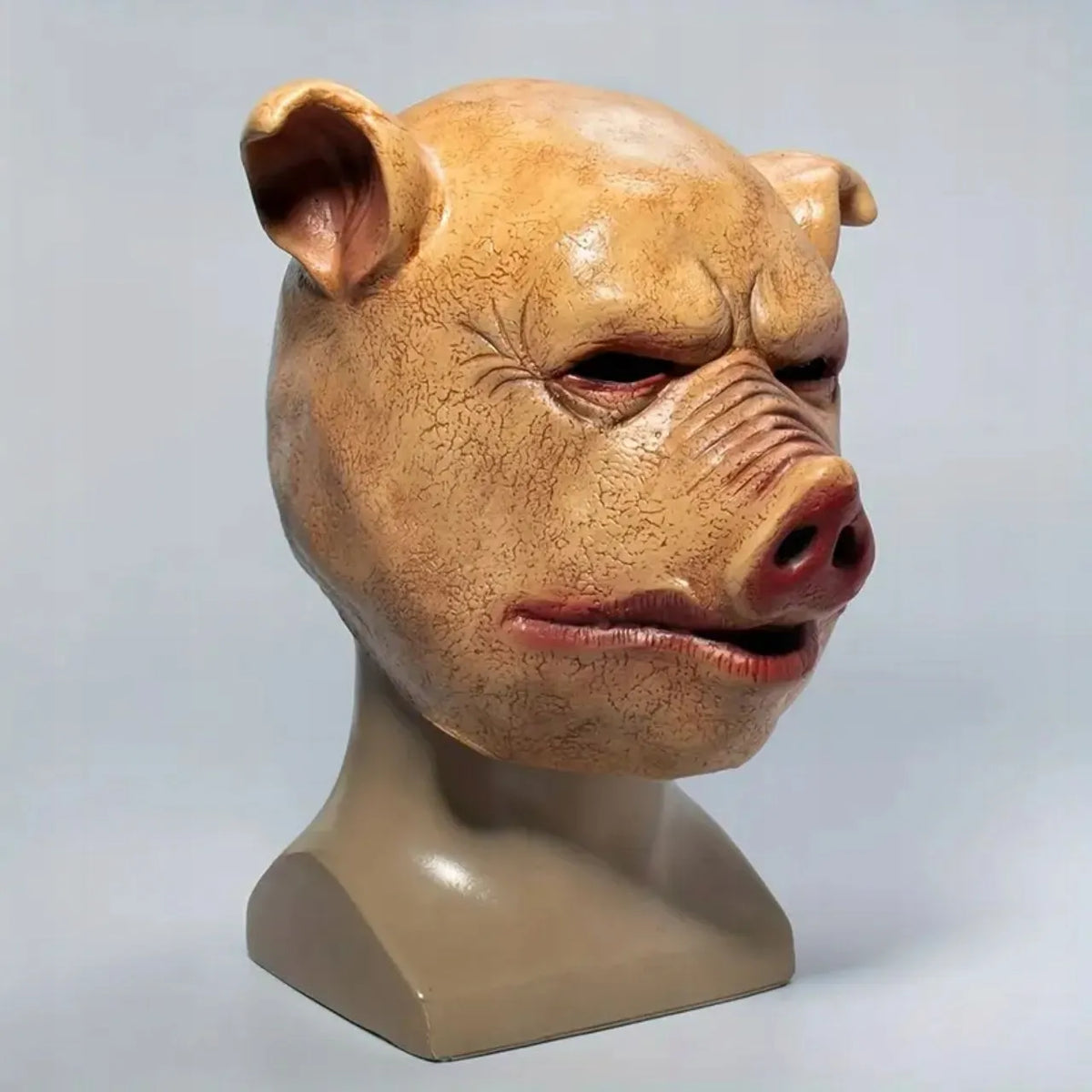 Šiurpi kiaulės kaukė – mėsininkas, siaubo kostiumas Helovinui ir cosplay