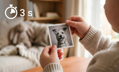 Skaitmeninis fotoaparatas vaikams „Drukuś“ su momentiniu spausdintuvu, 12 Mpix, 13 ritinėlių ir 32 GB atminties kortele