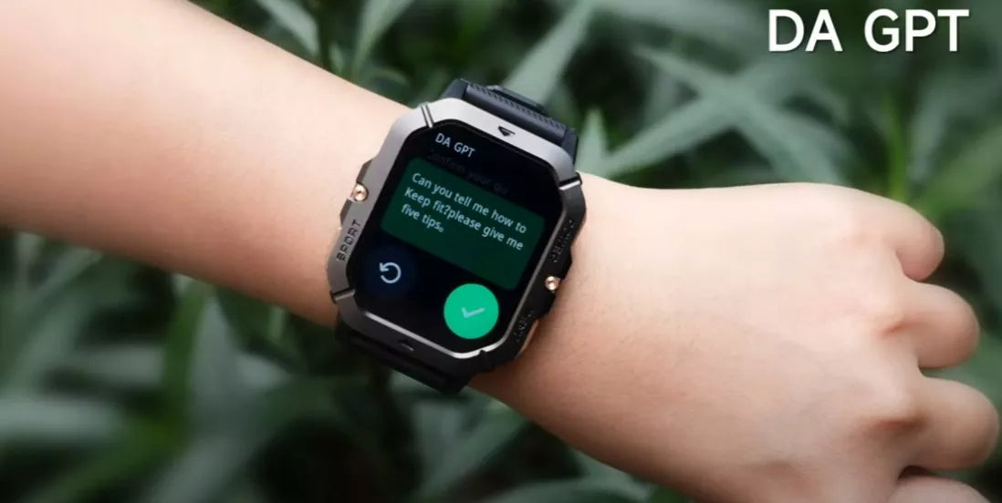 Smartwatch Cubot C28 AI – šarvuotas, atsparus vandeniui, skambučiai, lietuviškas meniu, vyriškas