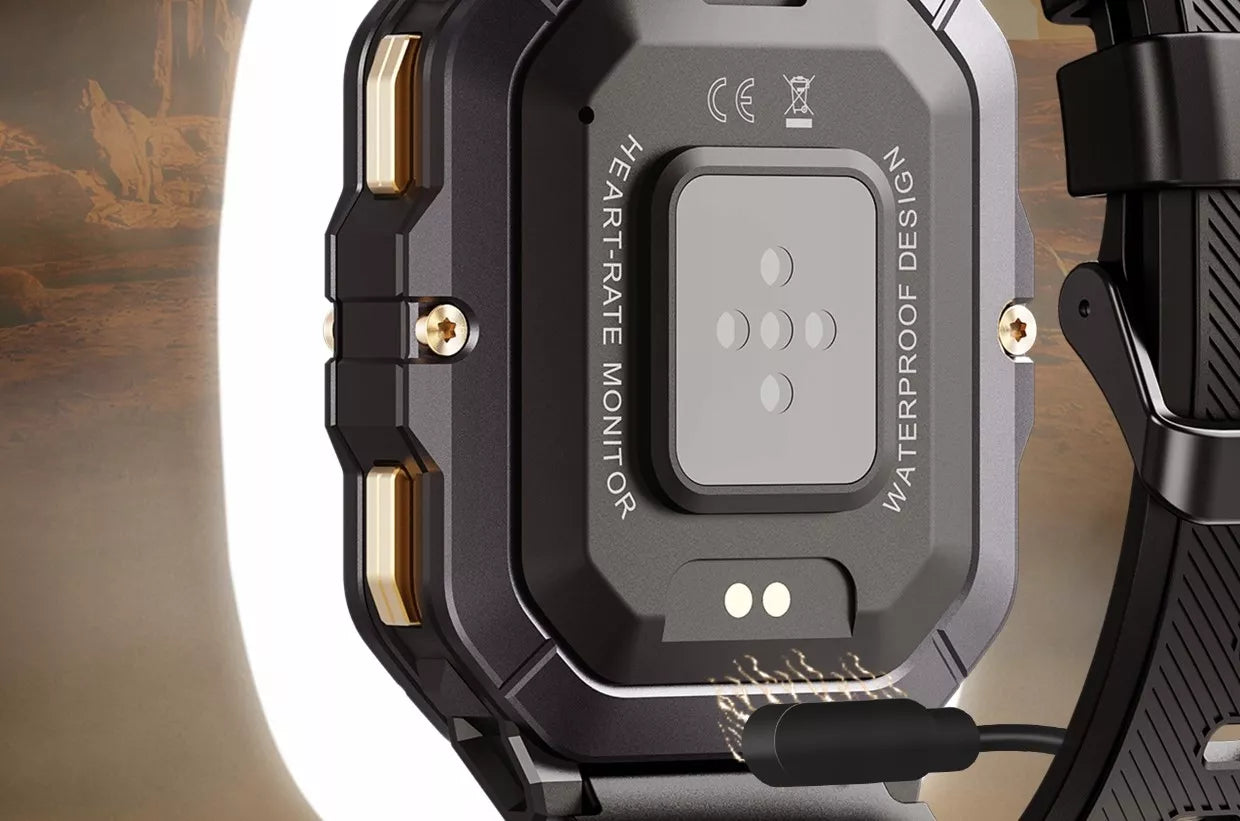 Smartwatch Cubot C28 AI – šarvuotas, atsparus vandeniui, skambučiai, lietuviškas meniu, vyriškas