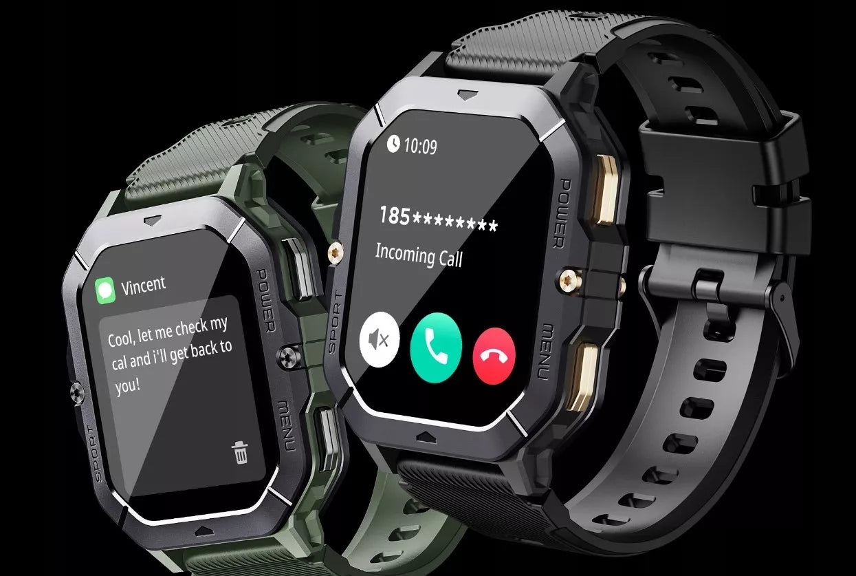 Smartwatch Cubot C28 AI – šarvuotas, atsparus vandeniui, skambučiai, lietuviškas meniu, vyriškas
