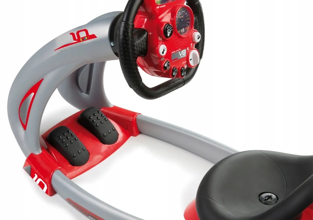 „Smoby V8 Driver“ vaikiškas vairavimo simuliatorius su vairu