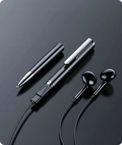 Šnipinėjimo tušinukas su diktofonu V10 32 GB – mini skaitmeninis įrašymo įrenginys