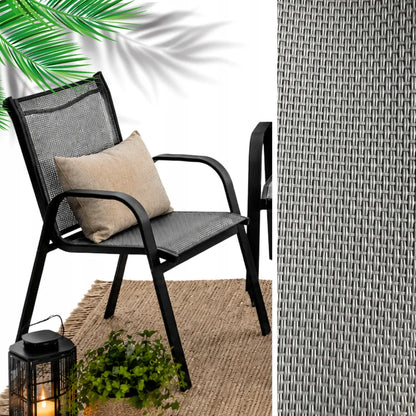 Sodo baldų komplektas 4 dalių kėdės stalas sofa sodo terasos rinkinys