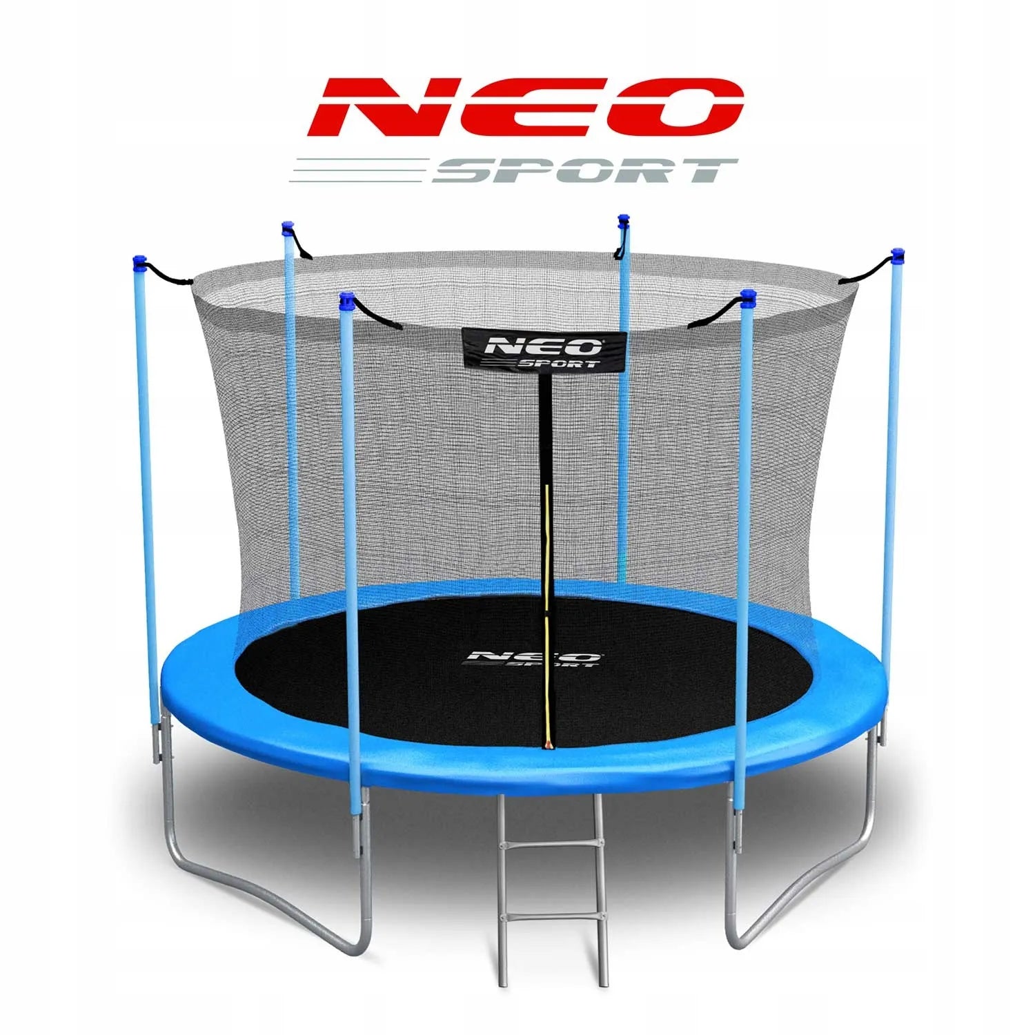 Sodo batutas 6ft/183cm su vidiniu tinklu ir kopėčiomis NEO SPORT