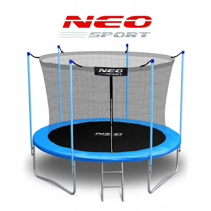 Sodo batutas 6ft/183cm su vidiniu tinklu ir kopėčiomis NEO SPORT
