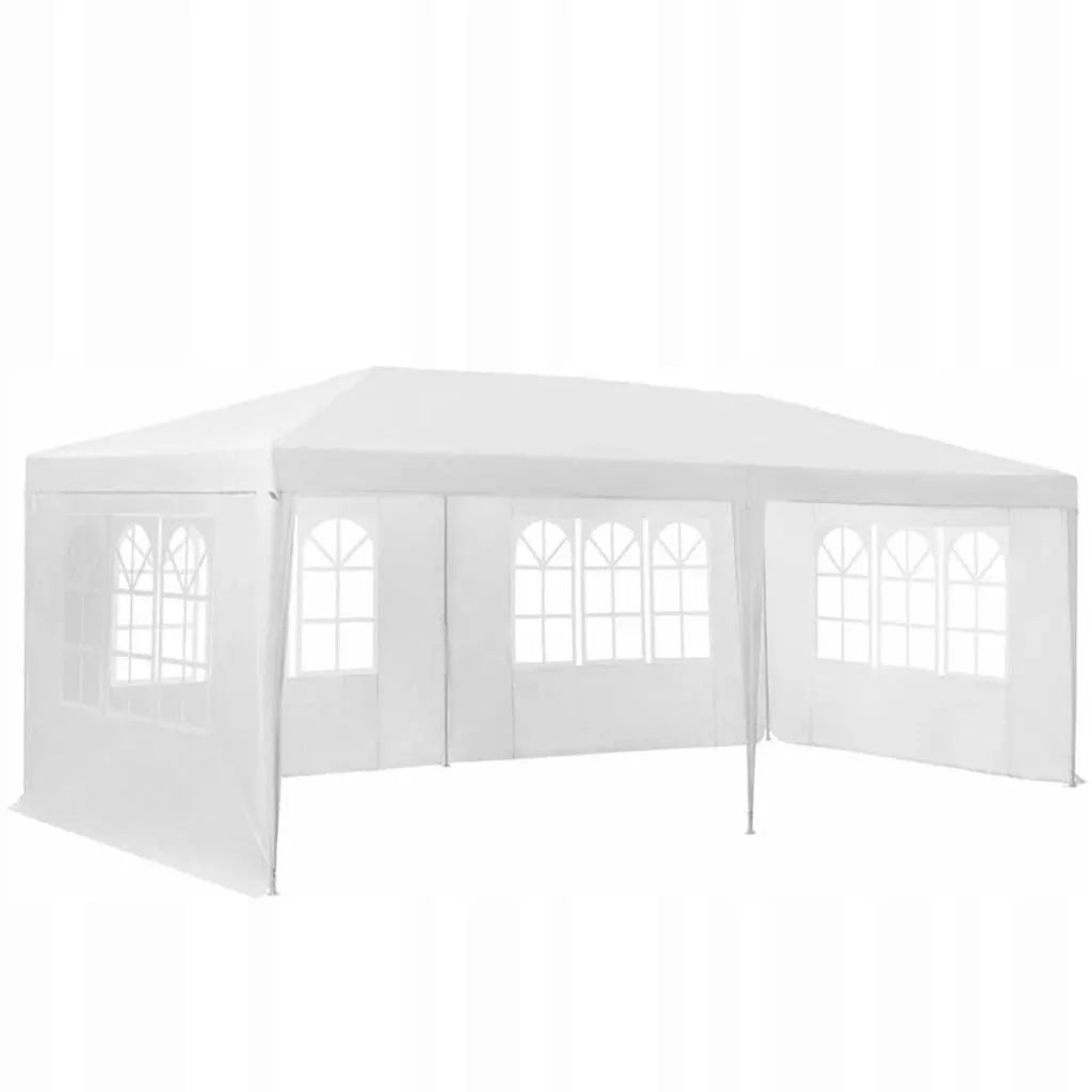 Sodo palapinė maitinimo vakarėlių renginių 3x6m paviljonas prekybinis 6 sienos 18m2