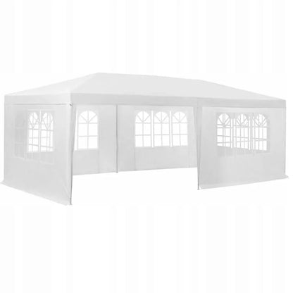 Sodo palapinė maitinimo vakarėlių renginių 3x6m paviljonas prekybinis 6 sienos 18m2