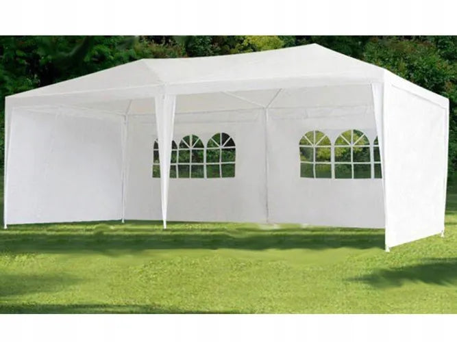 Sodo palapinė maitinimo vakarėlių renginių 3x6m paviljonas prekybinis 6 sienos 18m2