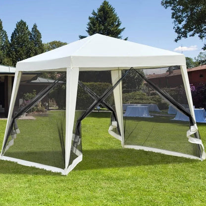 Sodo pavėsinė 3x3m su tinkleliu nuo vabzdžių ir užtrauktuku