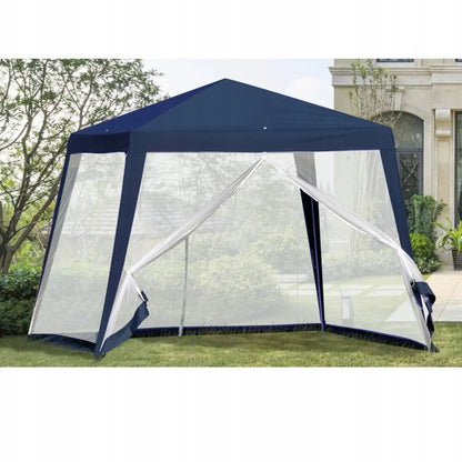 Sodo paviljonas 3x3m su tinkleliu nuo vabzdžių ir 4 sienelėmis
