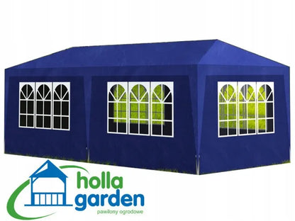 Sodo paviljonas prekybinė palapinė 3x6 m su 6 sienelėmis