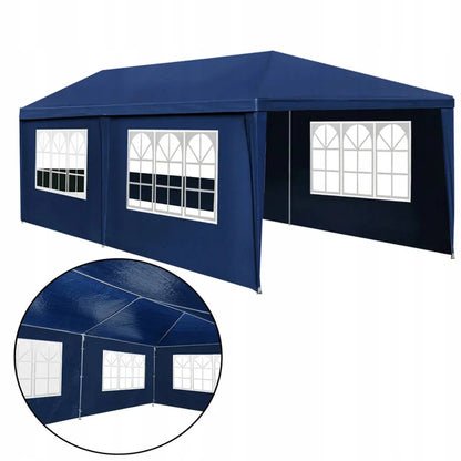 Sodo paviljonas prekybinė palapinė 3x6 m su 6 sienelėmis