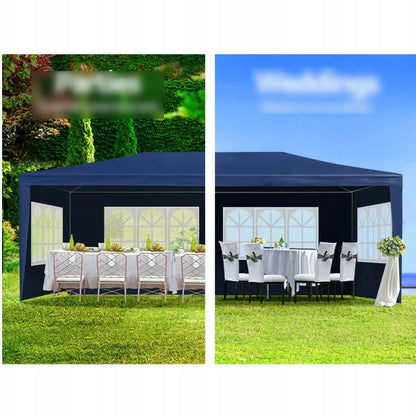 Sodo paviljonas prekybinė palapinė 3x6 m su 6 sienelėmis