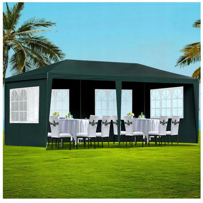 Sodo paviljonas prekybos palapinė 3x6 m + 6 šoninės sienelės