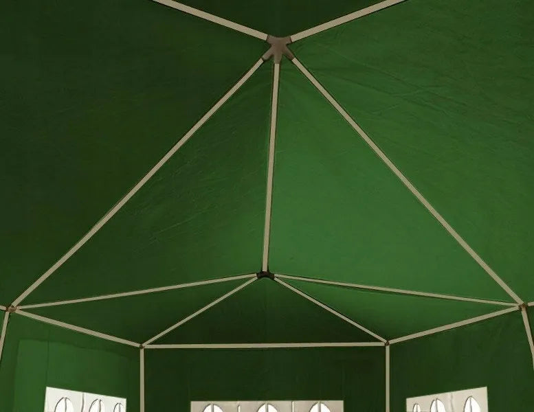 Sodo paviljonas prekybos palapinė 3x6 m + 6 šoninės sienelės
