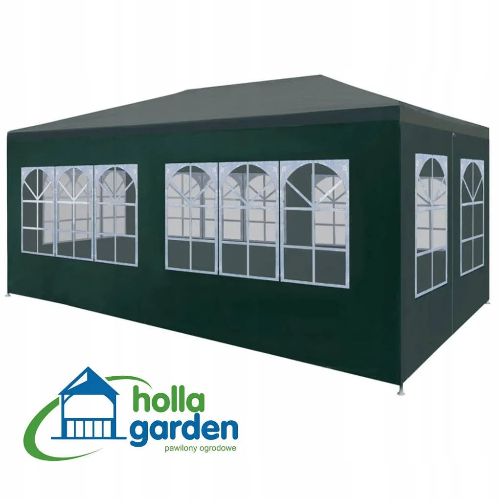 Sodo paviljonas prekybos palapinė 3x6 m + 6 šoninės sienelės