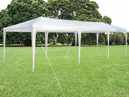 Sodo paviljonas, renginių ir maitinimo palapinė, baltas 3x9 m + 8 sienelės