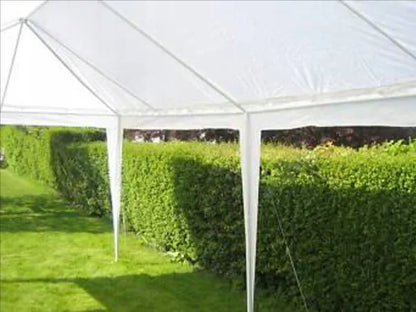 Sodo paviljonas, renginių ir maitinimo palapinė, baltas 3x9 m + 8 sienelės