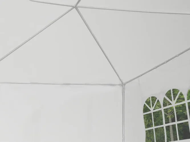 Sodo paviljonas, renginių ir maitinimo palapinė, baltas 3x9 m + 8 sienelės