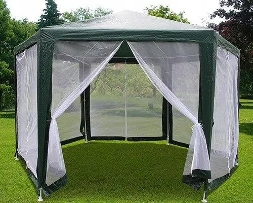 Sodo paviljono palapinė ALTANA su tinkleliu nuo uodų HEXAGON 4x4m