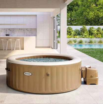 Sodo SPA: pripučiamas baseinas su hidromasažu 196 cm, 120 purkštukų, pilnas komplektas XXL