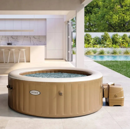 Sodo SPA: pripučiamas baseinas su hidromasažu 196 cm, 120 purkštukų, pilnas komplektas XXL