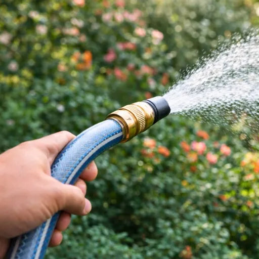 Sodo žarna 1/2" 30m suvyniojama 4 sluoksnių armuota lanksti tvirta