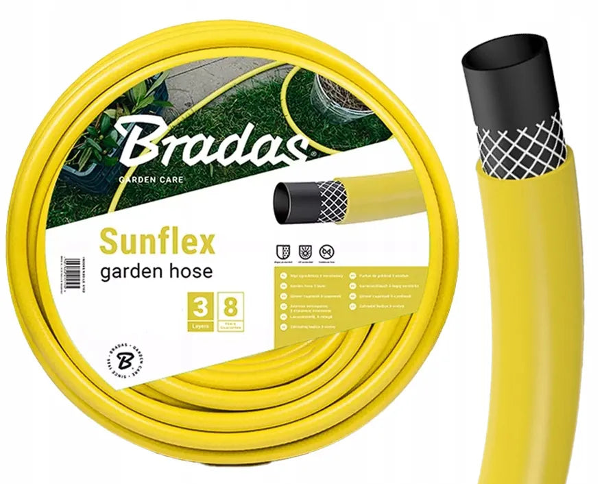 Sodo žarna 1/2" 50m laistymui SUNFLEX lanksti žarna 50m
