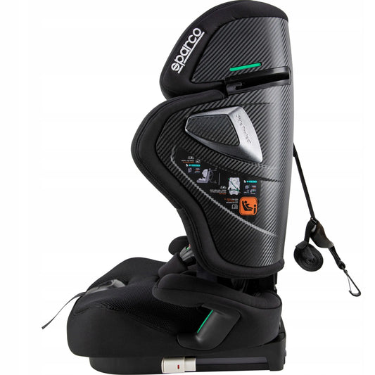 Sparco Kids SK8000i 76-150 cm automobilinė kėdutė, 15 mėn. – 12 metų, i-Size, ISOFIX, sulankstoma