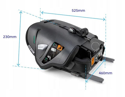 Sparco Kids SK8000i 76-150 cm automobilinė kėdutė, 15 mėn. – 12 metų, i-Size, ISOFIX, sulankstoma