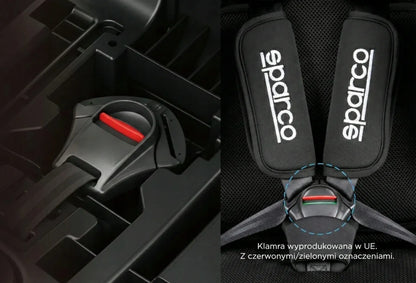 Sparco Kids SK8000i 76-150 cm automobilinė kėdutė, 15 mėn. – 12 metų, i-Size, ISOFIX, sulankstoma