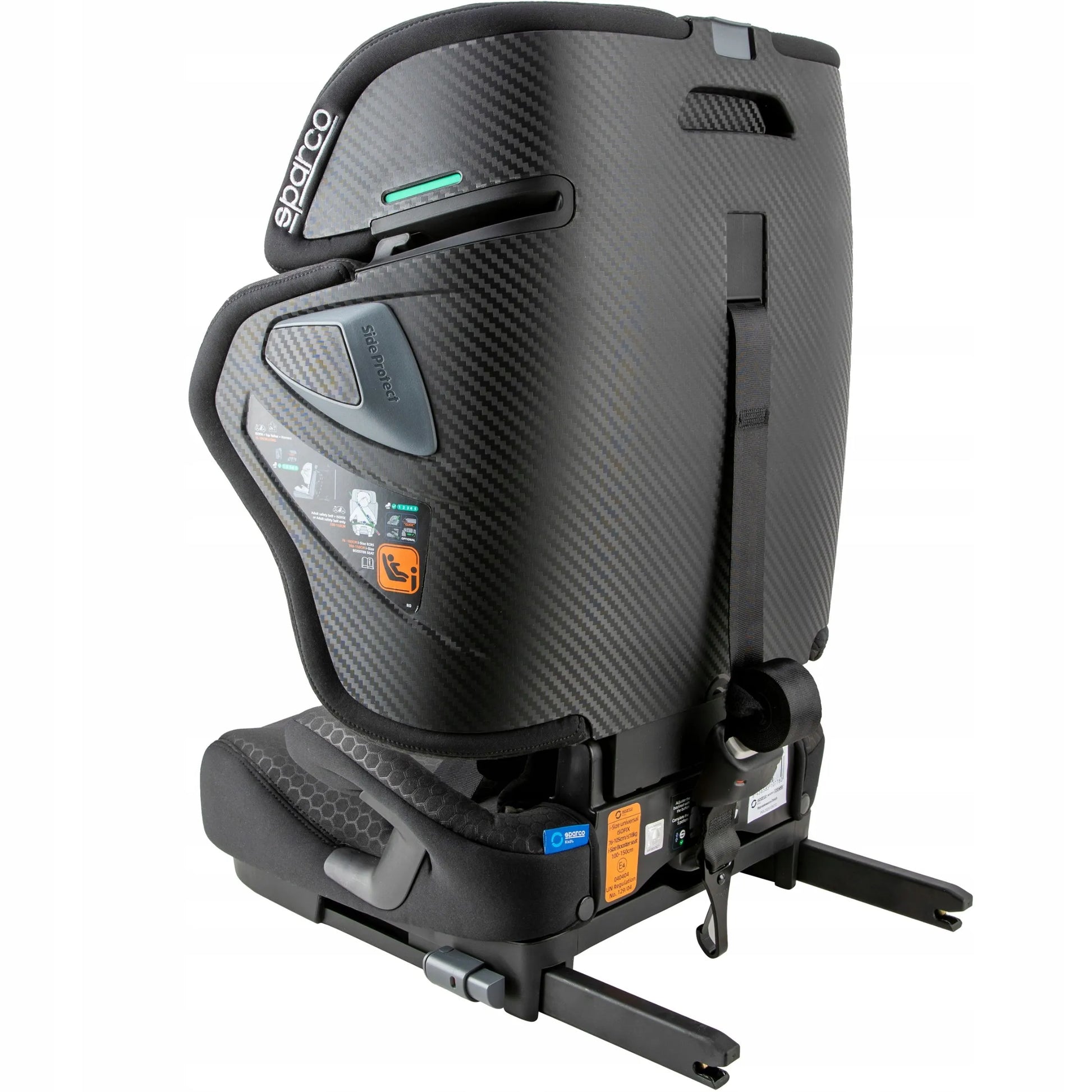 Sparco Kids SK8000i 76-150 cm automobilinė kėdutė, 15 mėn. – 12 metų, i-Size, ISOFIX, sulankstoma