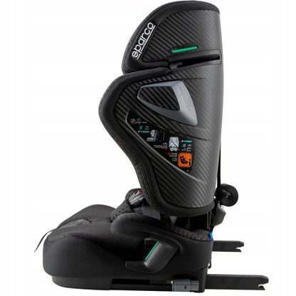 Sparco Kids SK8000i 76-150 cm automobilinė kėdutė, 15 mėn. – 12 metų, i-Size, ISOFIX, sulankstoma