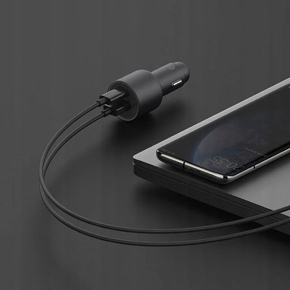 Spartusis automobilinis įkroviklis Xiaomi Dual USB Car Charger 100W 1A1C